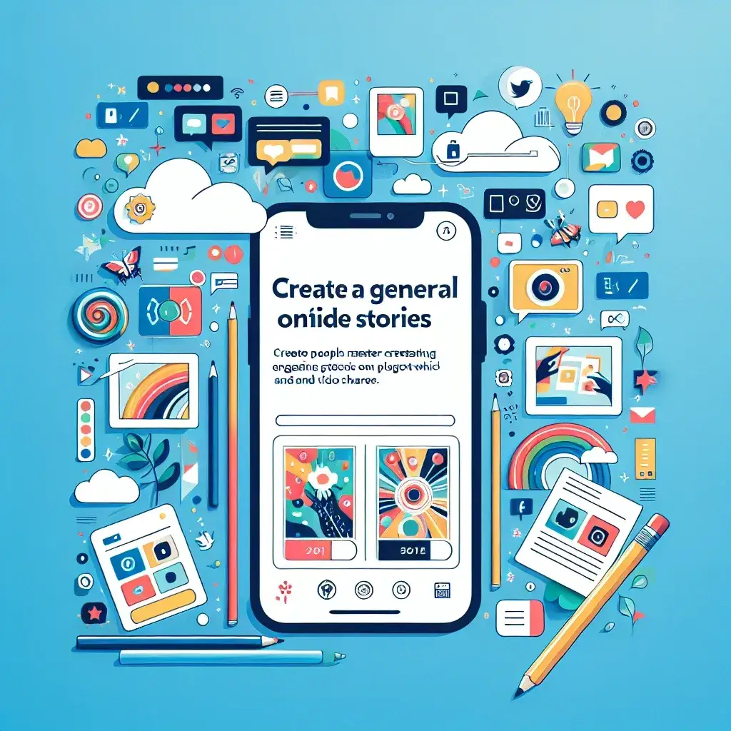 "Ejemplo de historia atractiva en Instagram con gráficos vibrantes y texto llamativo, ilustrando las mejores prácticas de creación de Insta Stories según la guía definitiva."